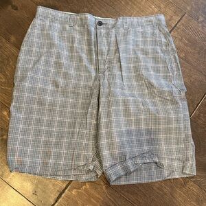 Banana Republic Blue Plaid Men's Shorts